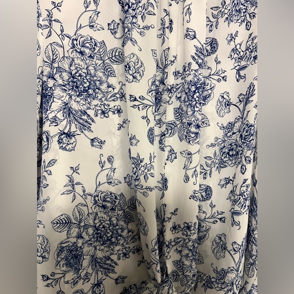 MAISON CINQCENT Womens Floral Tie Blouse - Picture 2 of 4